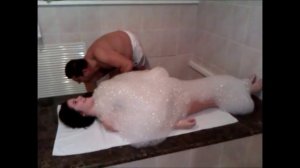 пенный массаж в сауне