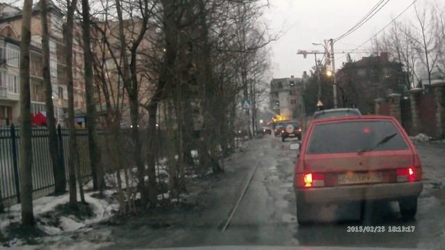 Состояние дорог в Приморском районе Санкт-Петербурга 25.02.2015 смотреть онлайн