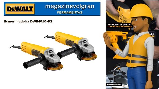 Esmerilhadeira DEWALT DWE4010 B2 (Preços a partir de R$ 493,11 à vista ) смотреть онлайн