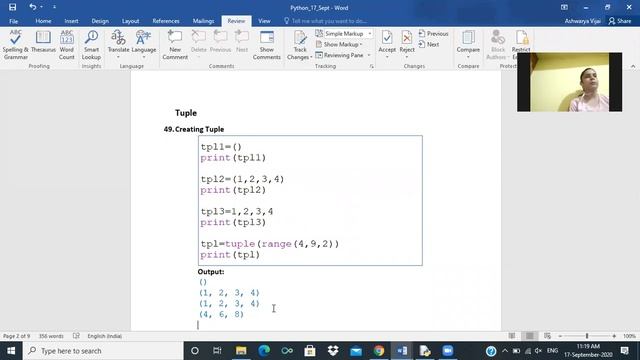 Python Lecture25(Tuple, Method of Tuple) смотреть онлайн