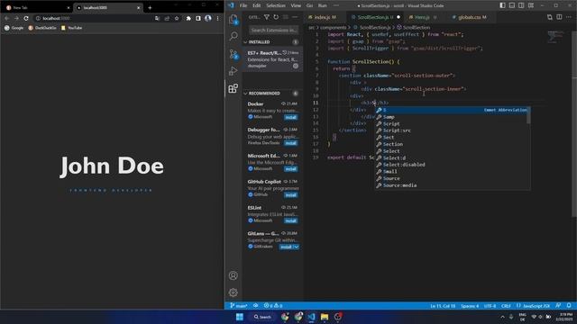Next.js Horizontal Scroll With Gsap ScrollTrigger