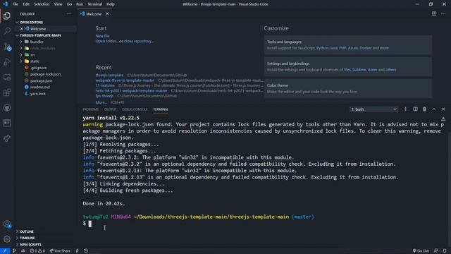 Three.js Template / Boilerplate | Beginner Basic Setup ( Three.js + Webpack ) смотреть онлайн