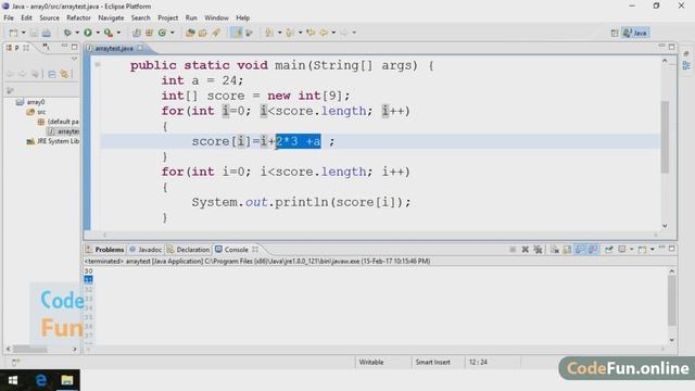Introduction to Java Array Part 1 смотреть онлайн