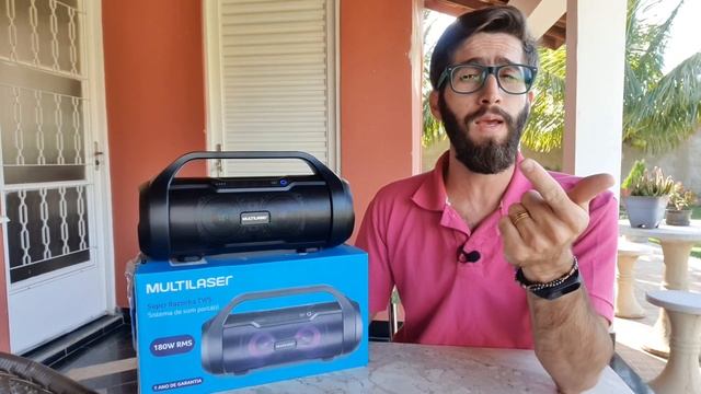 A MAIS PROCURADA! Caixa de som MULTILASER SUPER BAZOOKA 180W SP339 (1 ano de uso) смотреть онлайн