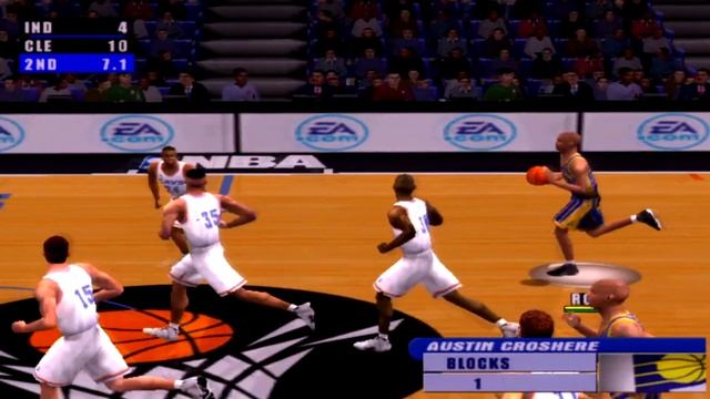 NBA Live 2001 Gameplay Cleveland Cavaliers vs Indiana Pacers смотреть онлайн