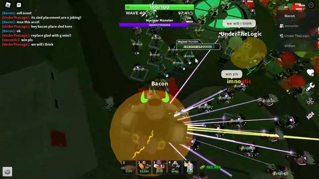 TDS Nuclear Monster boss fight смотреть онлайн