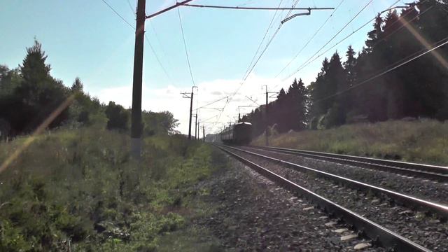Электропоезд ЭР2Р-3060/2213 перегон Бородино - Можайск смотреть онлайн