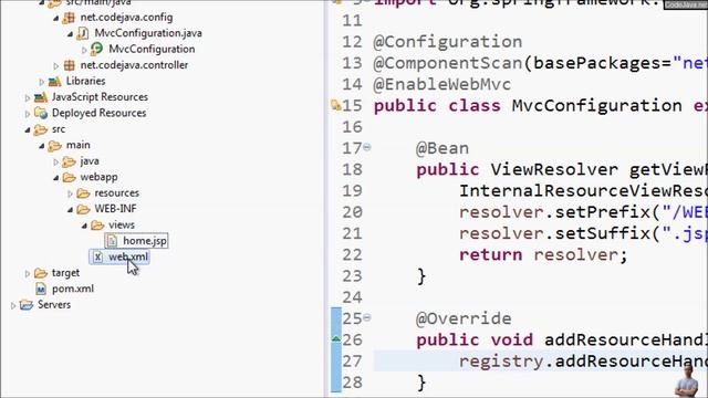 How to quickly create Spring MVC project in Eclipse IDE смотреть онлайн