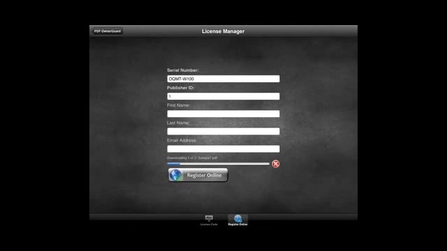 PDF Security OwnerGuard License Manager for iOS Automated Licensing Demo смотреть онлайн