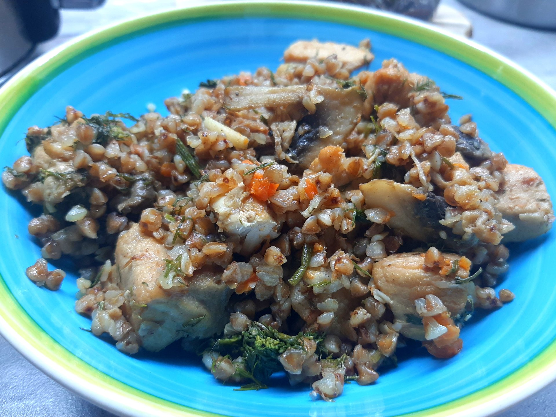 Гречка по купечески со свининой