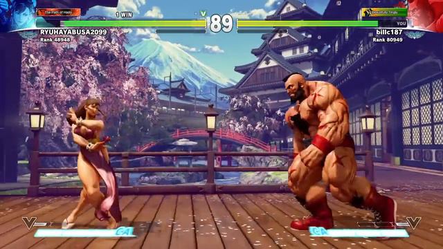 STREET FIGHTER 5 billc187 (Zangief) vs (Chun li) RYUHAYABUSA2099 смотреть онлайн