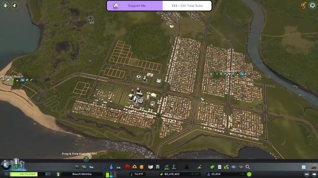 Downtown Roads, Grid, Skyline & Highway Work - Beach Mamba VOD Part 6 - Cities: Skylines смотреть онлайн