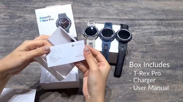 Amazfit T-Rex PRO Unboxing смотреть онлайн
