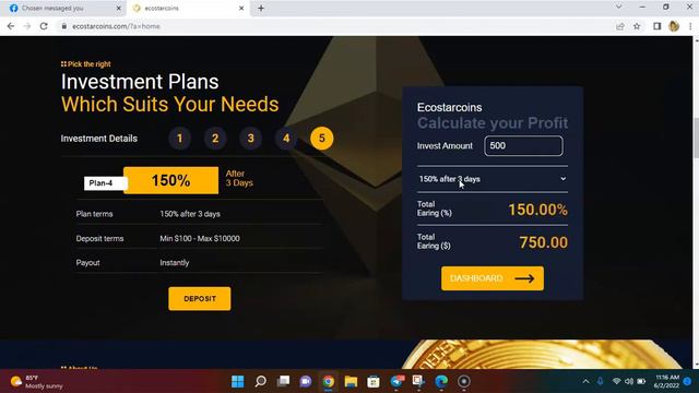 EcoStarCoins.com✨|Earn 150% In 3 Days🤯|Scam Alert⚠️|Watch Before You Join!