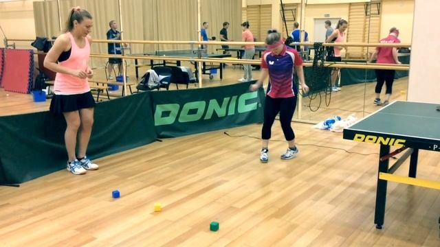 Table tennis training for kids with special needs. Настольный теннис для особенных детей. смотреть онлайн