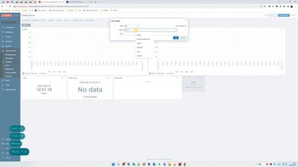 ZABBIX 6.4 | Шаблоны информационных панелей | Template Dashboards