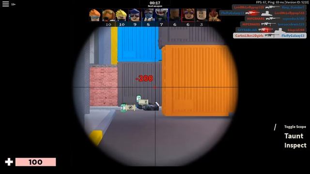 Roblox snipe shots смотреть онлайн