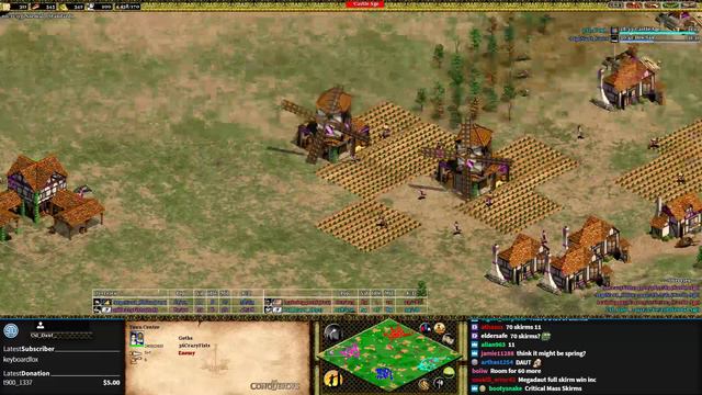 AoE2 - Daut Loves Skirms [Classic Game] смотреть онлайн