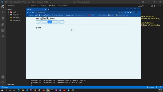 Project 3 / CS50’s / mail / Web Programming With Python and Js смотреть онлайн