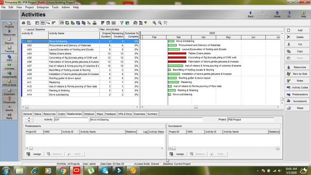 Primavera 6 tutorial Papano Gumawa ng Baseline Schedule in Tagalog Part 1 смотреть онлайн