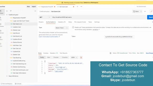 Cab Booking Project in Spring boot, RestAPI, JPA, MYSQL, Postman смотреть онлайн