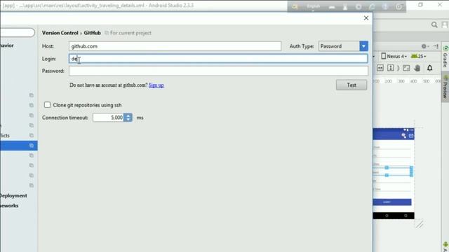 Connect github with Android Studio and upload project real time смотреть онлайн