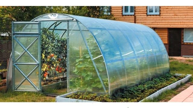 Теплица из оцинк.профиля «Дачная-Оптима»-6м (Воля), КАРКАС! обзор твп135 производитель Воля (Россия смотреть онлайн