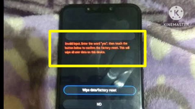 Fix Invalid input Enter the word yes then touch the button below to confirm factory reset huawei смотреть онлайн