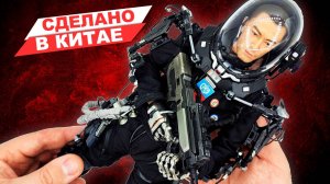 Китайский спецназ в экзоскелете + внезапный китбаш сталкера: фигурка по фильму Блуждающая Земля