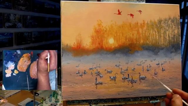 ? ХуДоЖнИкИ | Краткий обзор картины | Лебединое озеро | Живопись для спонсоров | Александр Григорье смотреть онлайн