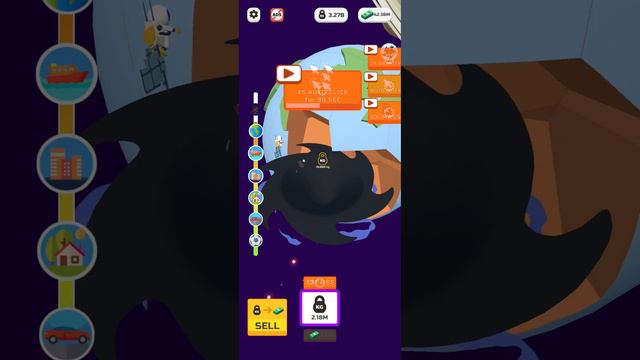 Idle Hole Clicker Gameplay | Android Casual Game смотреть онлайн