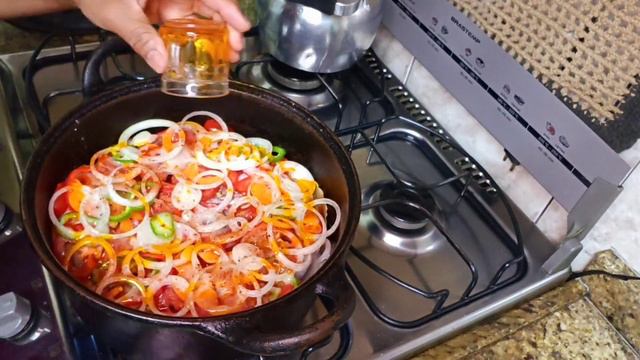 Moqueca De Posta De Tilapia Na Panela De Ferro Gostosa Como Você Nunca Viu @doracandidacomvoce3621