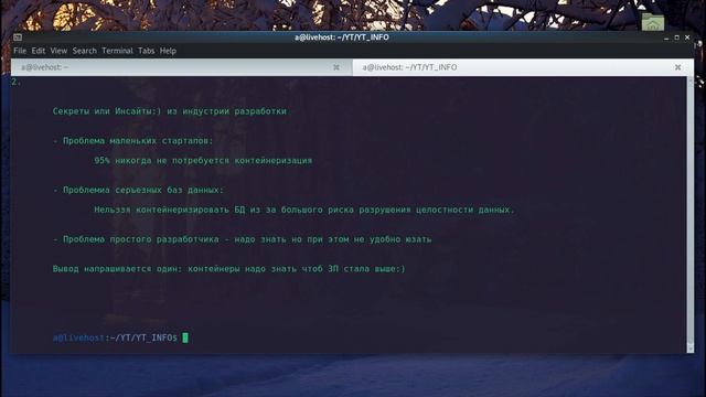 Нужны ли вообще контейнеры для баз данных?! #mysqlnative vs #containerised #linuxcontainers #docker смотреть онлайн