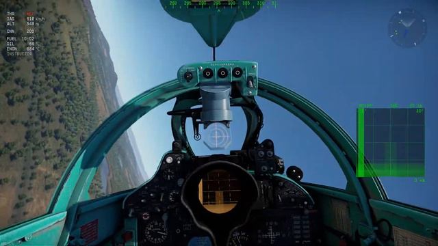 War Thunder - MiG 21 PFM Aerobatics смотреть онлайн