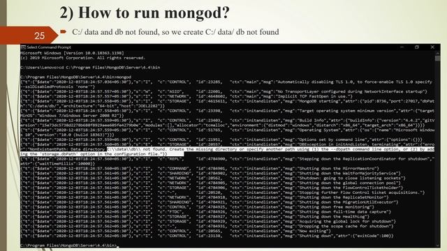 INSTALLATION OF MONGODB смотреть онлайн