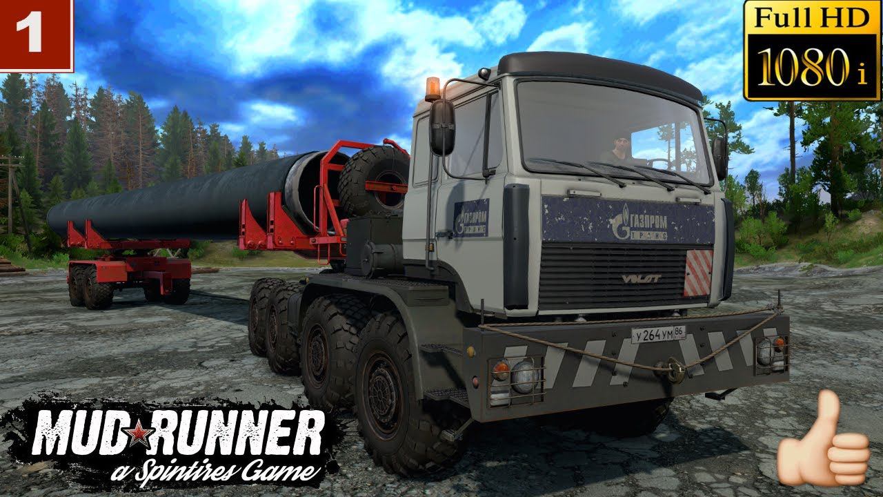 Spintires: MudRunner Gameplay | Обзор мода МЗКТ 7429 | Приватный мод смотреть онлайн