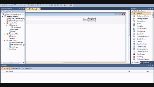 Visual studio C++ Web browser tutorial смотреть онлайн
