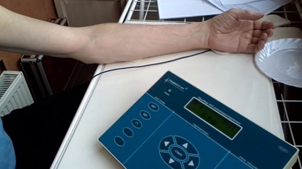 Работа прибора Радиус 1