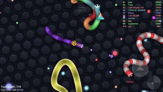 СЕКРЕТНОЕ ИМЯ ДЛЯ ПОБЕДЫ НА 1, 2, 3 МЕСТА! Slither.io №3