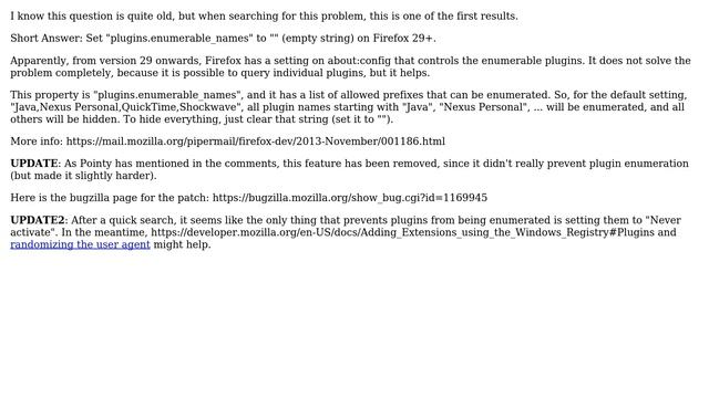 How to hide Browser Plugin Details in firefox for more privacy? (4 Solutions!!) смотреть онлайн