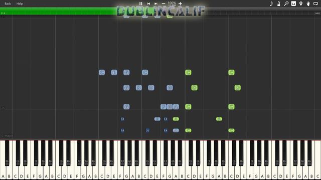 New Super Mario Bros. Wii - Title Screen Theme Piano Tutorial Synthesia смотреть онлайн