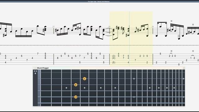 Beauty and Madness - Fra Lippo Lippi Guitar TAB смотреть онлайн
