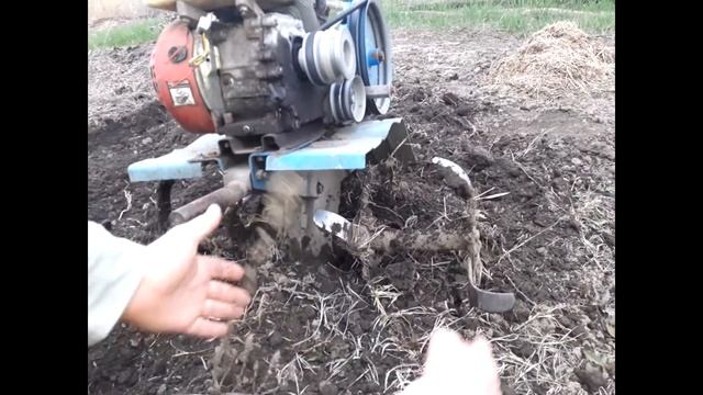 Как пахать легко мотоблоком