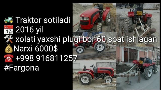 MINI TRAKTOR VA MOTOBLOKLAR NARXLARI 2023 смотреть онлайн