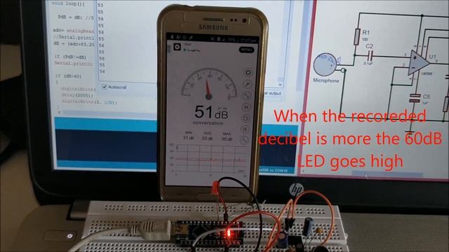 How to Measure Sound or Noise Level in dB with Arduino смотреть онлайн