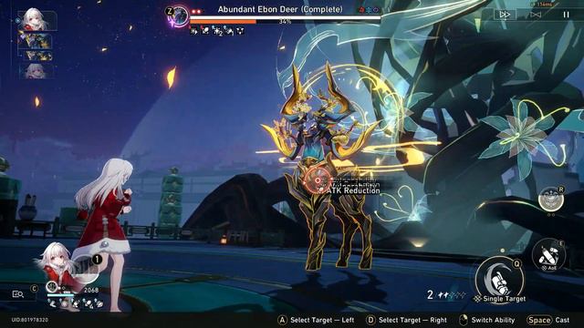 Clara Solo vs Abundant Ebon Deer Level 81 Difficulty 3 The Elation Path - Honkai Star Rail смотреть онлайн