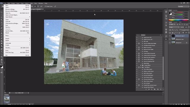 Adobe Photoshop CS6 Curso Basico 6 - Acciones y Automatizado en photoshop HD смотреть онлайн