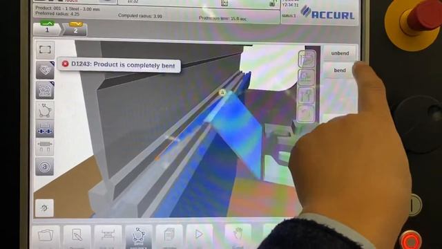 ACCURL New Delem DA66T DA69T Control System with 3D Visualisation for Press Brake Manufacturers смотреть онлайн