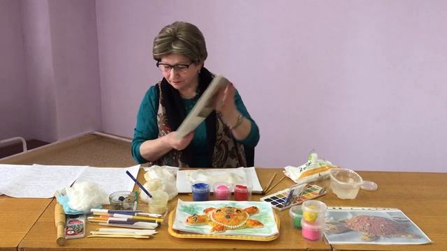 Лепка из теста Поделка Черепаха Часть 1 смотреть онлайн