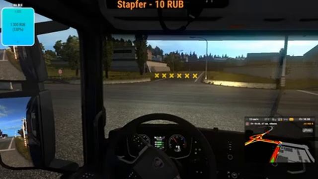 Развозим новогодние подарки в ETS 2 #9 смотреть онлайн